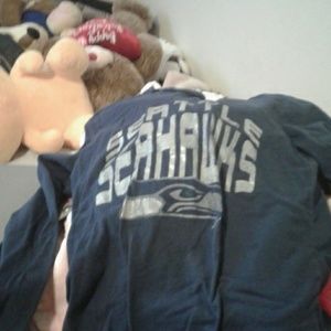 A Seahawk shirt